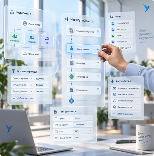 Настройте документооборот под процессы вашей компании